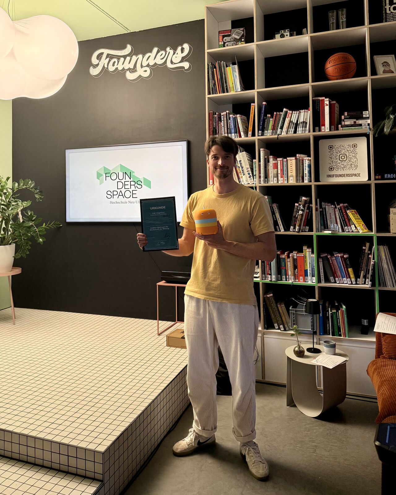 🏆 Ohrlaf gewinnt EdTech-Publikumspreis beim HNU-Pitch-Event „The Triangle“